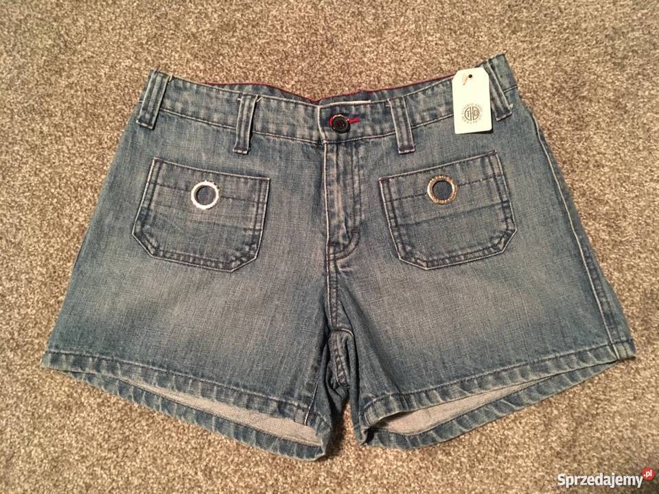 Tommy Hilfiger spodenki szorty jeans oryginał Nisko
