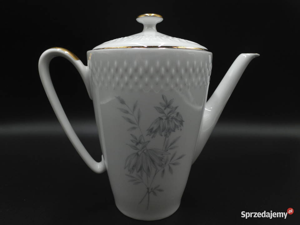 Dzbanek porcelanowy sygnowany Edelstein kawa Raszków