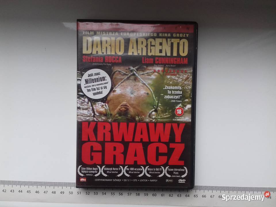 Film DVD Krwawy gracz DVD w oryginalnym 1 płyta Bydgoszcz