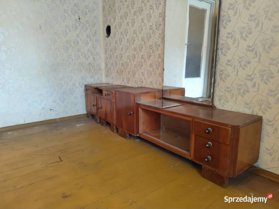 Meble z lat 50tych Kredens Łużko Szafa Toaletka