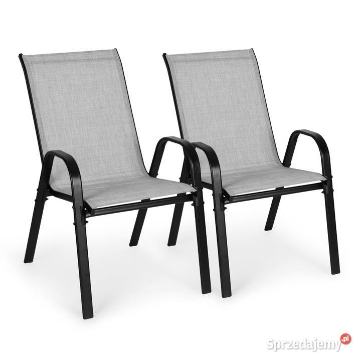 Zestaw komplet 2 krzeseł ogrodowych na taras Smogorzów