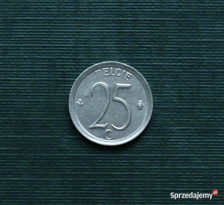 BELGIA 25 centymów 1965r Napis holendersku BELGI śląskie Gliwice sprzedam