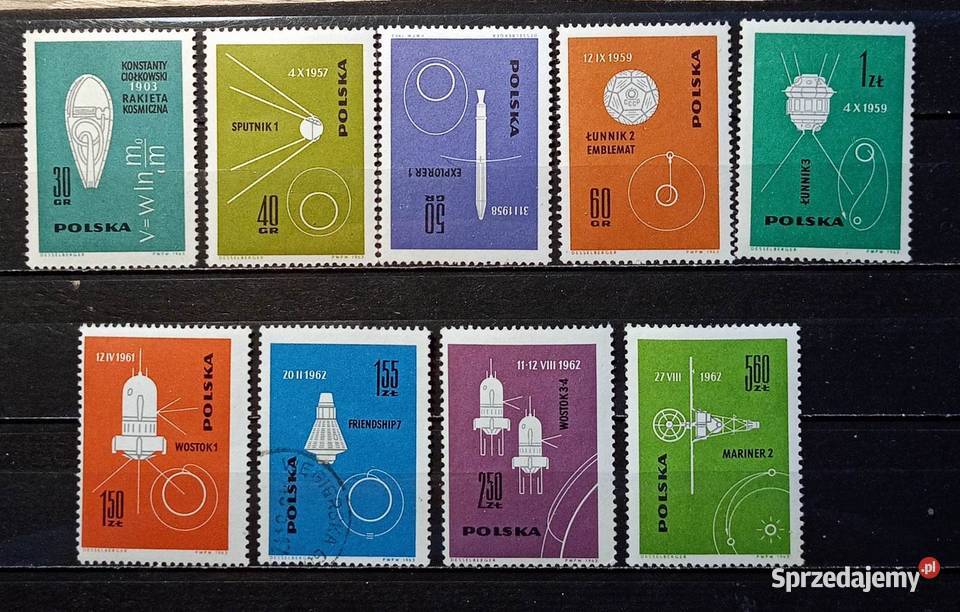 L Znaczki polskie 1963 kwartał IV luzaki Leźnica Wielka-Osiedle