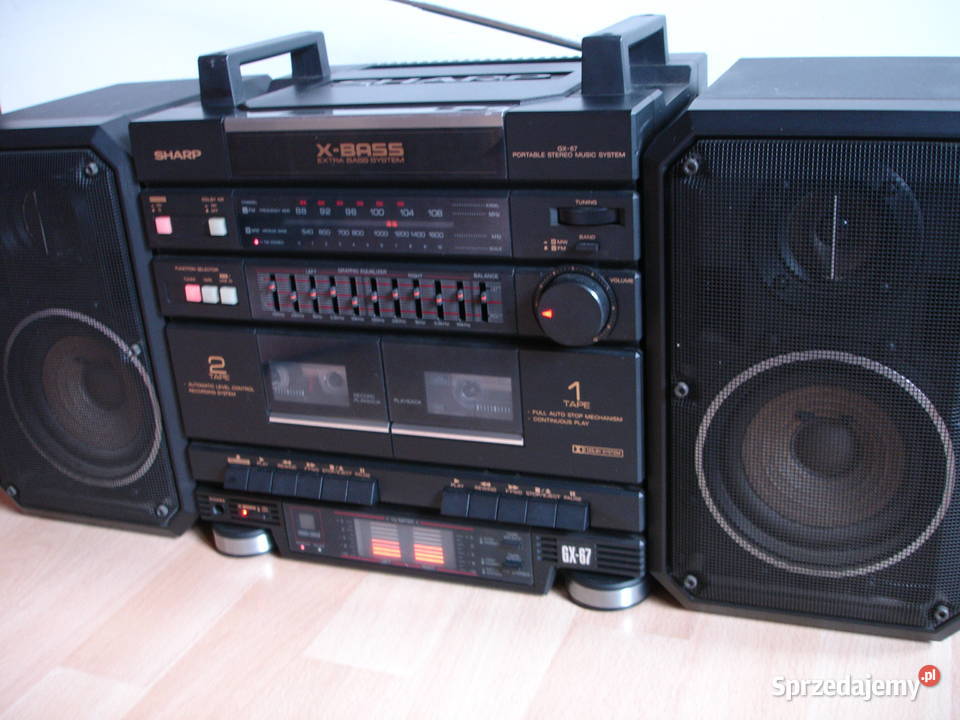 Radiomagnetofon SHARP GX67H Radioodtwarzacze Zielona Góra