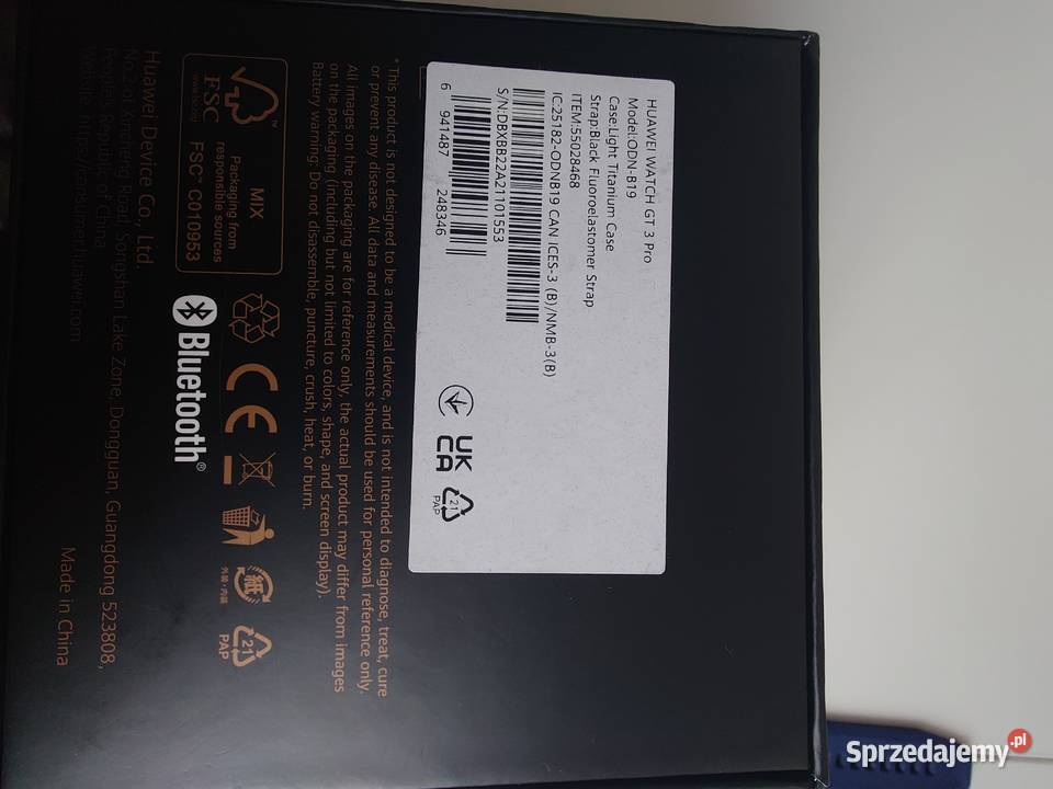 Smartwatch Huawei Watch GT 3 PRO sport zestaw Józefosław