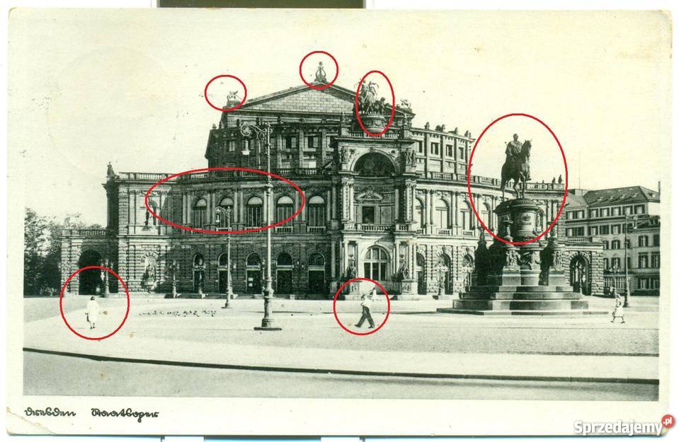 Dresden Semperoper Drezno opera pomnik króla wielkopolskie Ostrów Wielkopolski sprzedam