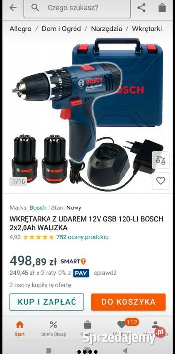 Wkrętarka Bosch Elbląg