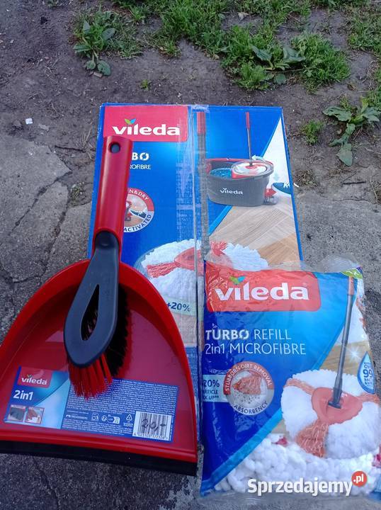 Vileda Turbo 2w1zapas i szufelka że zmiotka warmińsko-mazurskie sprzedam