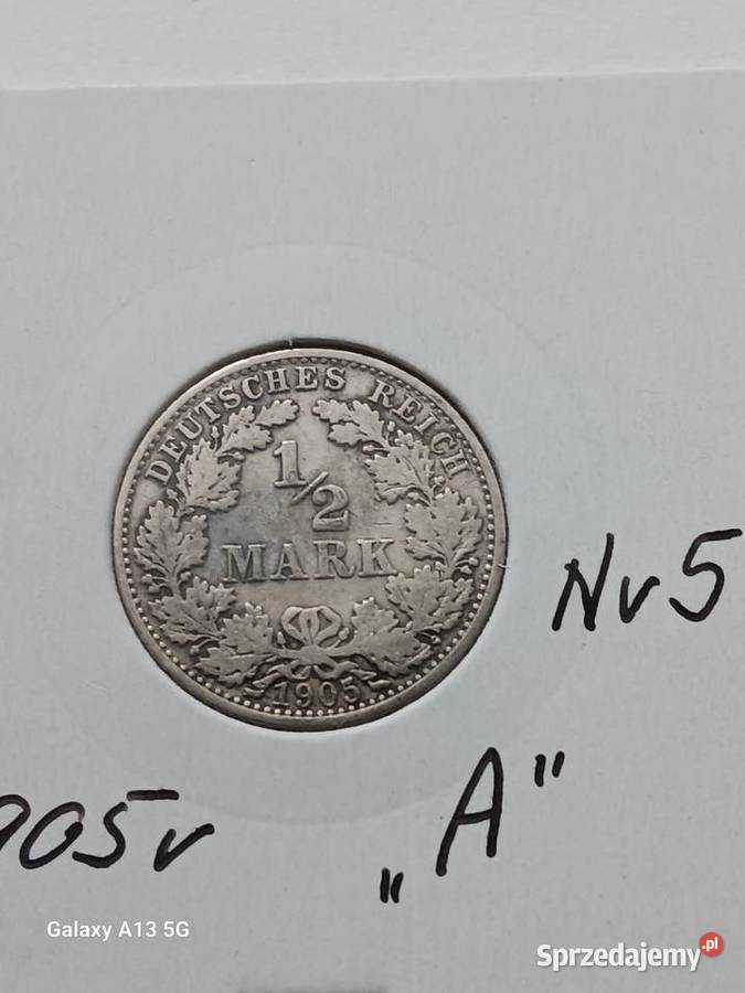 12 Marki Prusy 1905 r 5 men A Konin