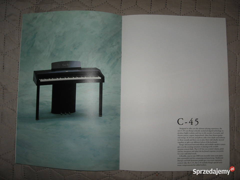 KORG Concert Piano digital pianos catalog Instrumenty klawiszowe i MIDI Kępice