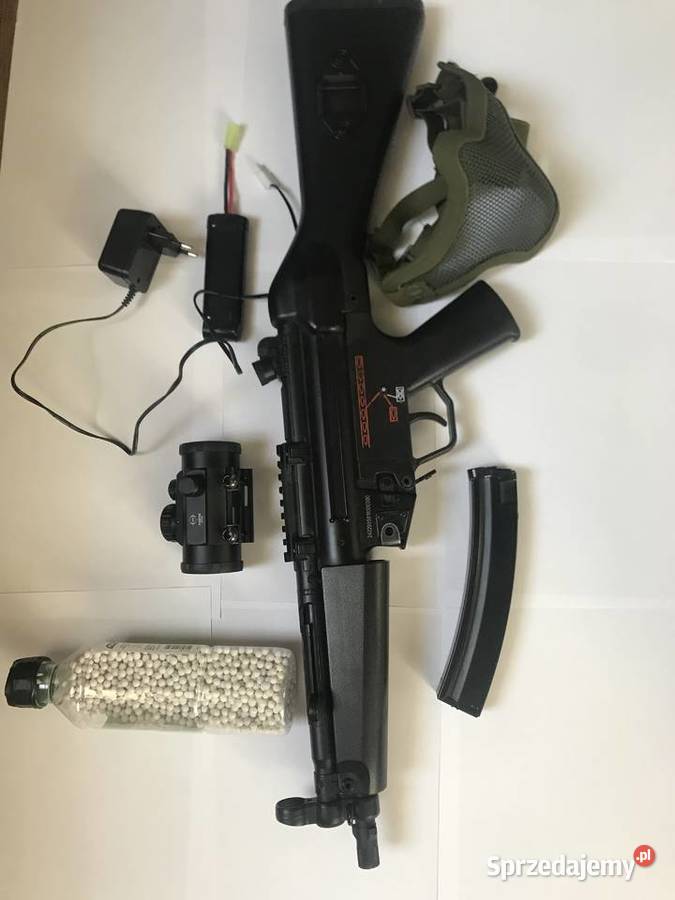 Replika MP5 asg kolimator maska ochronna Mielec
