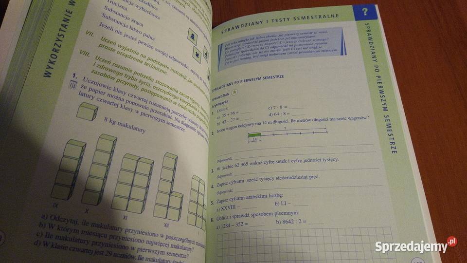 Matematyka wokół nas sprawdziany 4 Helena Gdańsk
