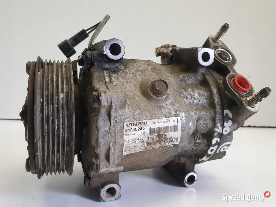 Volvo C30 16 D2 SPRĘŻARKA KLIMATYZACJI 31348245 osobowe Janów
