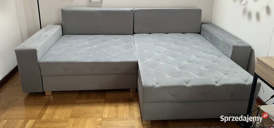 Kanapa szara rozkładana Wołomin