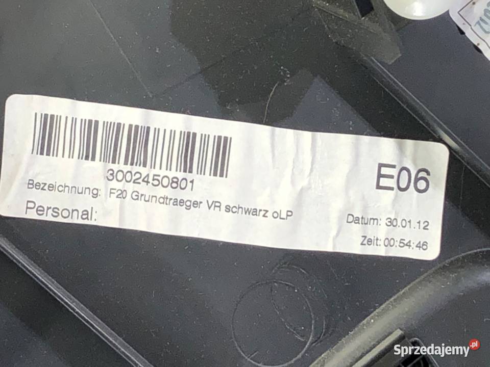 BOCZEK DRZWI PRAWY PRZÓD BMW F20 Hatchback 1119 osobowe