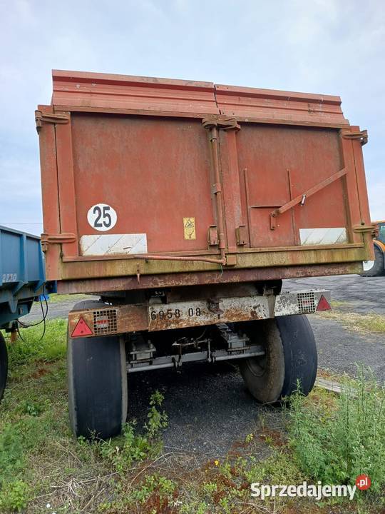 Przyczepa Tandem Bronimont 12T Mocna Resory Rolnictwo Łobżenica sprzedam