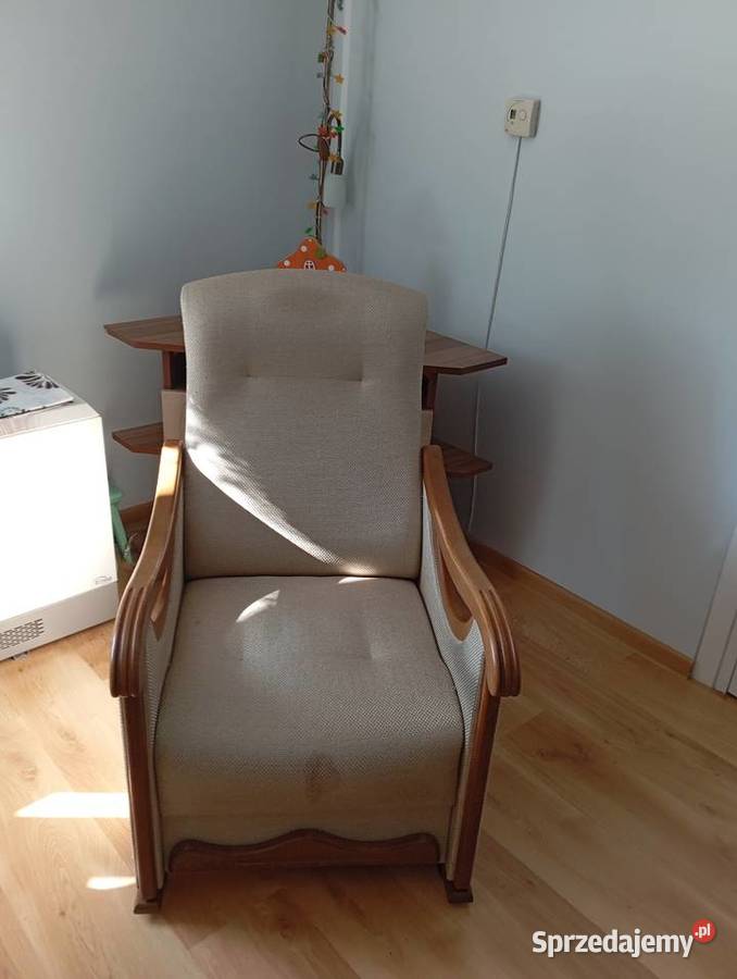 Sofa narożna rozkładana z funkcją spania fotel sprzedam