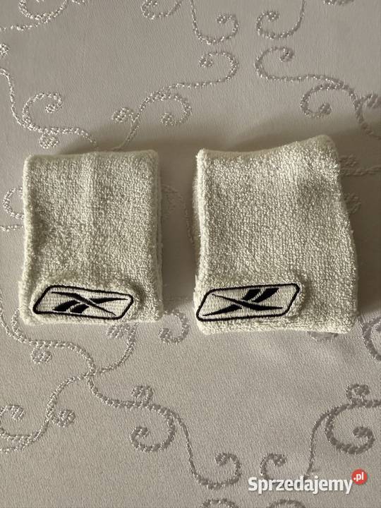 Frotki Reebok vintage lata 90 białe opaski na Czerwionka-Leszczyny