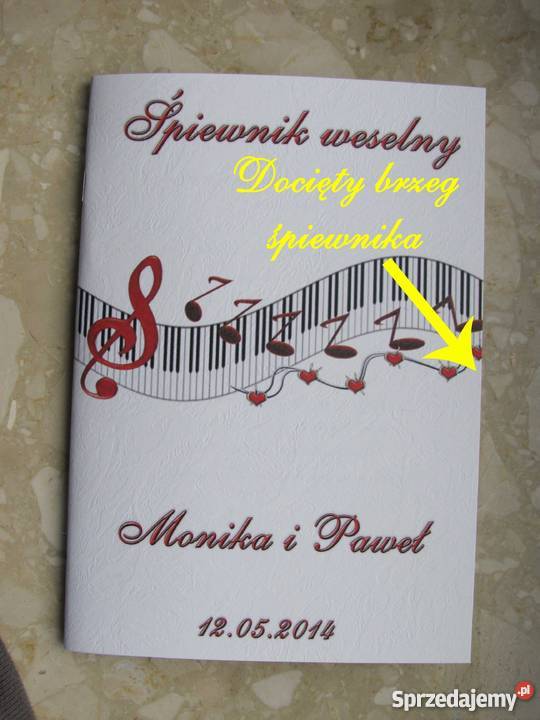 Śpiewnik weselny śpiewniki weselny ślub wesele Inne Rzeszów