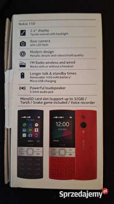 Nokia 150 dual sim stan idealny tanio Nokia Mysłowice