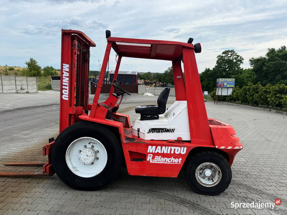 wózek widłowy terenowy MANITOU MCE25 przesuw Działoszyn sprzedam