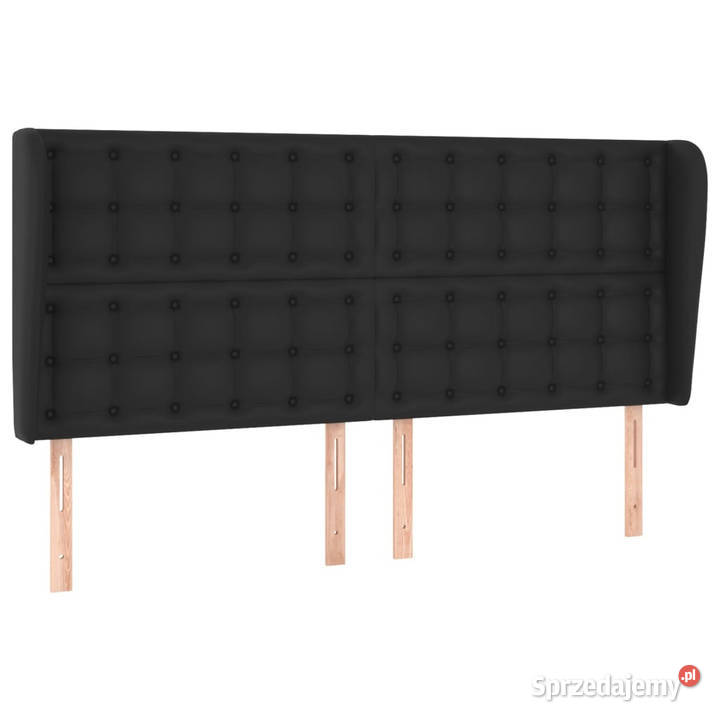 Zagłówek uszak czarny 163x23x118128 sztuczna Warszawa