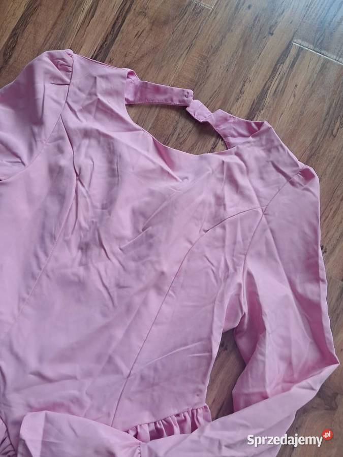 nowa różowa sukienka wiązana z tyłu gorset różowy Spódnice i sukienki Sandomierz