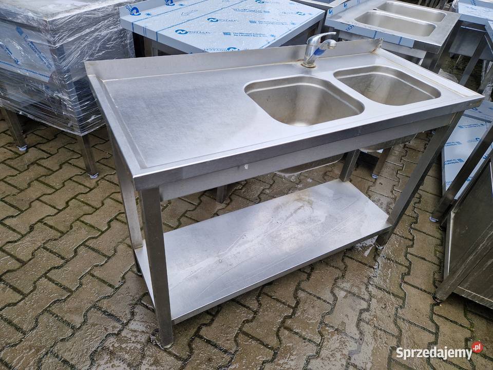 Zlew Gastronomiczny Z Półką 2 Komory Prawej Ostrów Wielkopolski