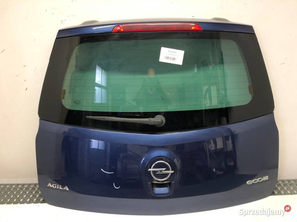 KLAPA TYŁ OPEL AGILA Hatchback 0814 TYLNA