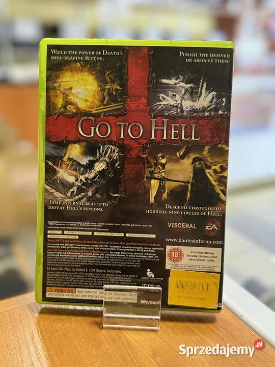 Gra Dantes Inferno Xbox 360 Gry na konsole Elbląg
