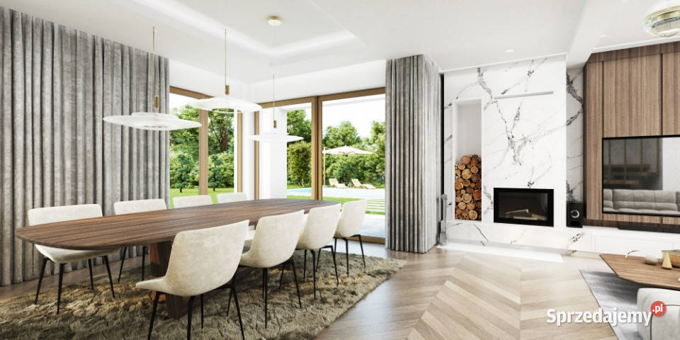 NOWY DOM 213 m2 z ogrodem Puszcza Kampinoska mazowieckie Wiktorów