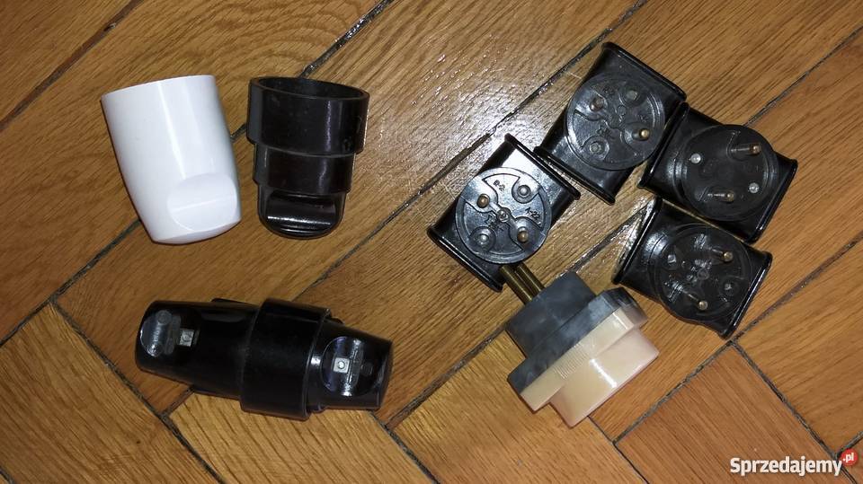 Rozgałęziacz bakelit retro i końcówki Warszawa