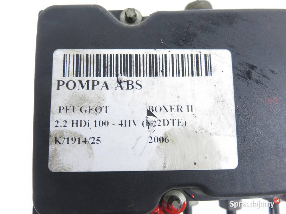 POMPA ABS PEUGEOT BOXER II 0265800461 sprzedam