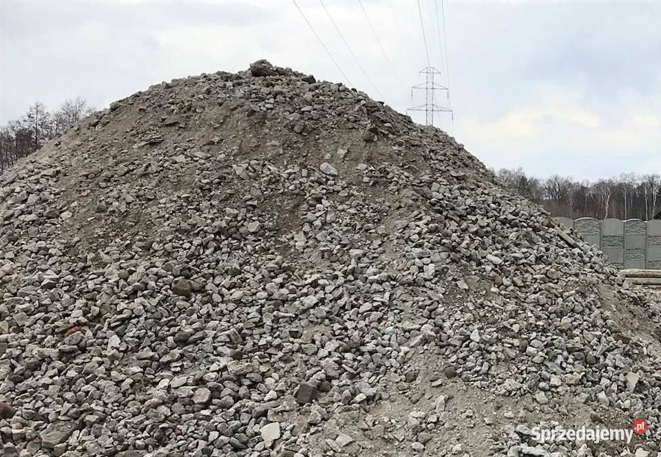 Kruszywo betonowe beton kruszony gruz tłuczeń