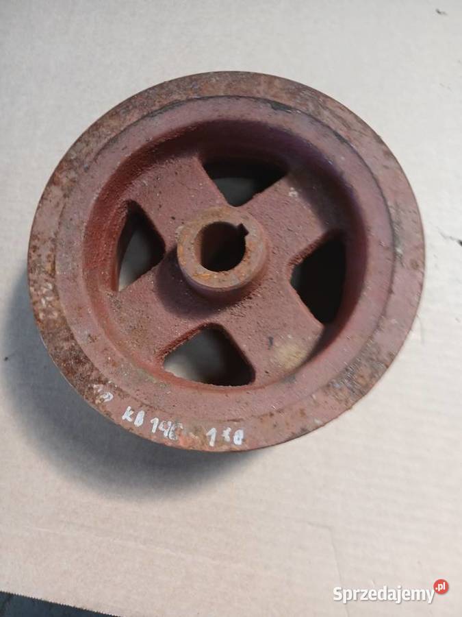 Koło pasowe na 4 paski 17 225 mm na wał 30mm Łódź