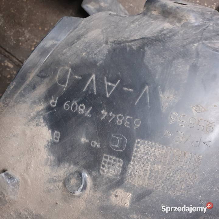 RENAULT ZOE NADKOLE PRAWY PRZOD 638421219R Nadkola Łochowice