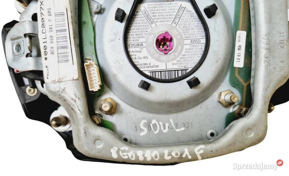 PODUSZKA AIRBAG AUDI A4 B6 A6 C5 A3 8P Działoszyce sprzedam