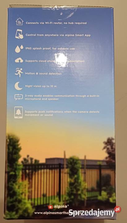 Kamera Alpina Smart Wifi Camera Full HD IP 65 Nądnia