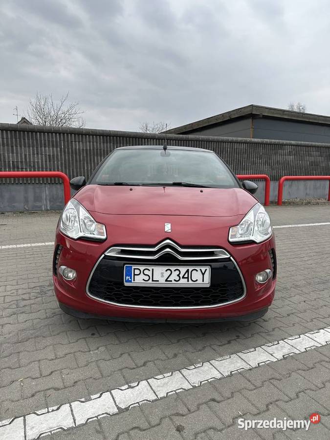 Citroen DS3 Kabriolet Czerwony elektryczne lusterka wielkopolskie Gniezno