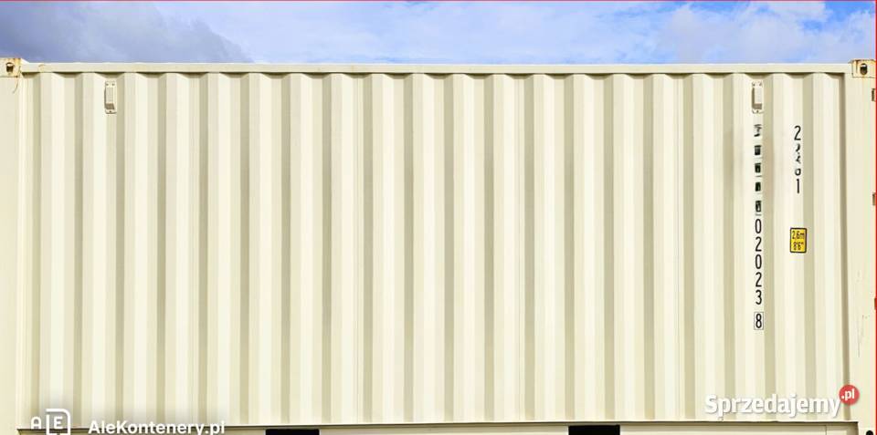 KONTENER MORSKI 20DV NOWY dostępny ręki 6metrowy Tuchola sprzedam