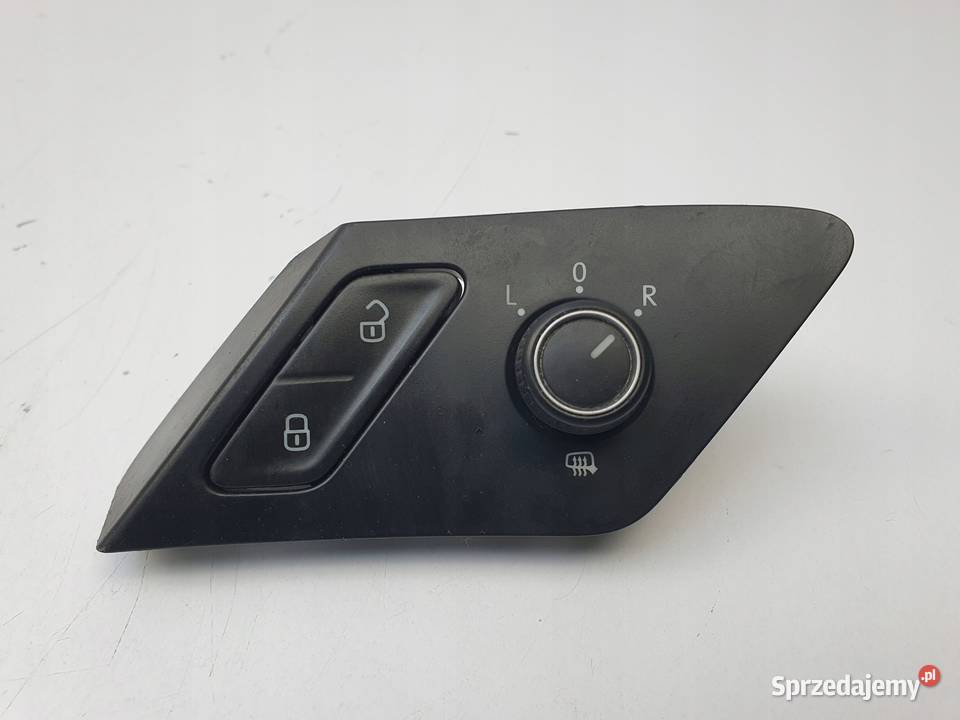 PANEL STEROWANIA LUSTERKAMI Lusterek VW Golf VII osobowe Panele sterowania, przełączniki lubelskie Chełm
