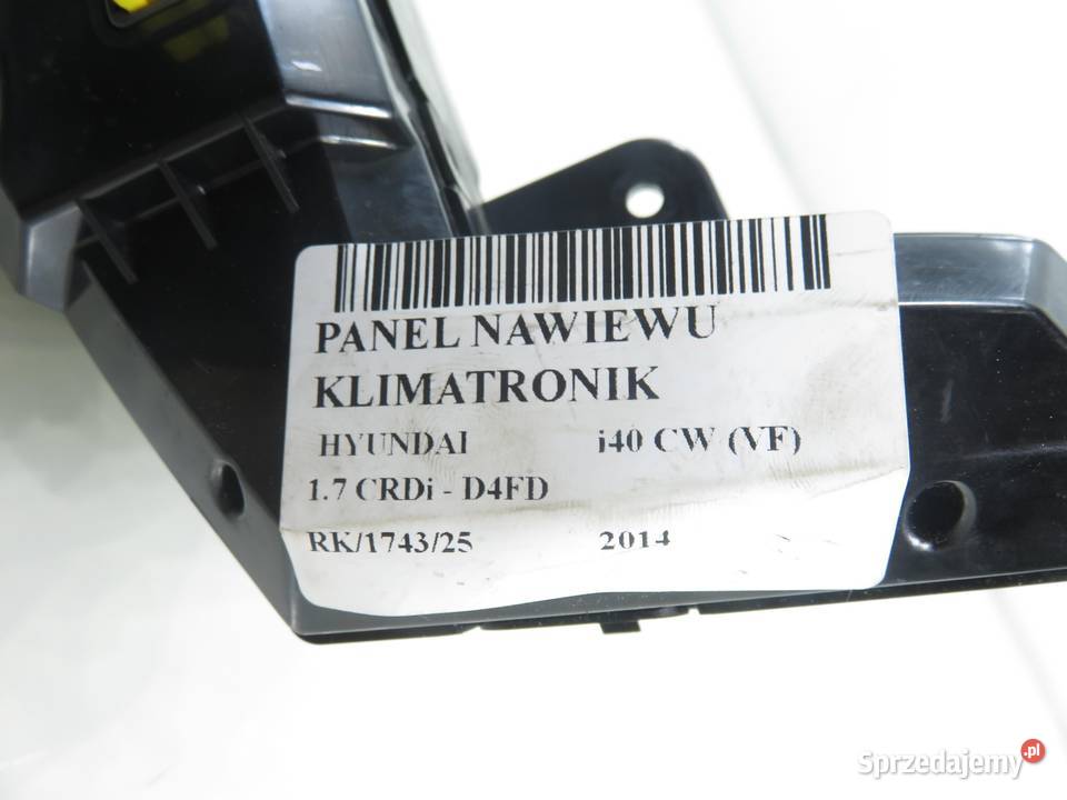 KLIMATRONIK HYUNDAI i40 CW VF 972503Z660