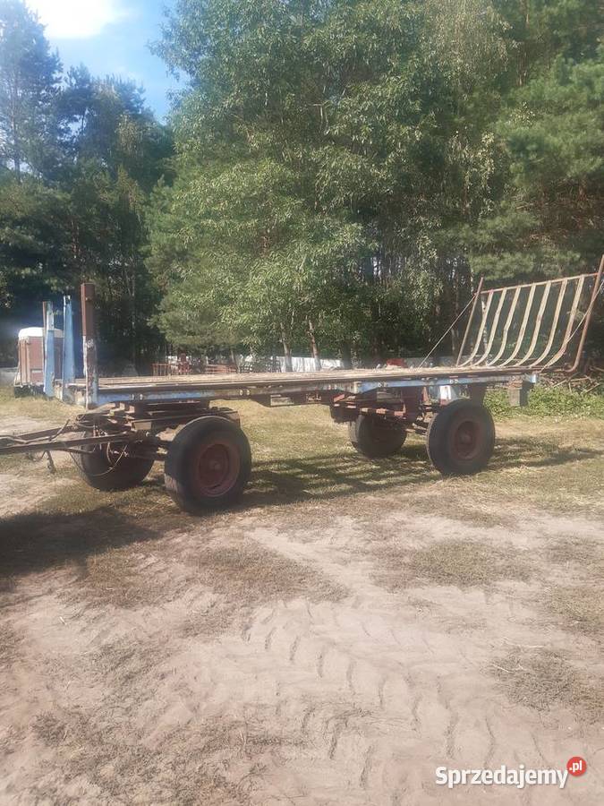 Przyczepa laweta do bel Przyczepy rolnicze Pstrokonie