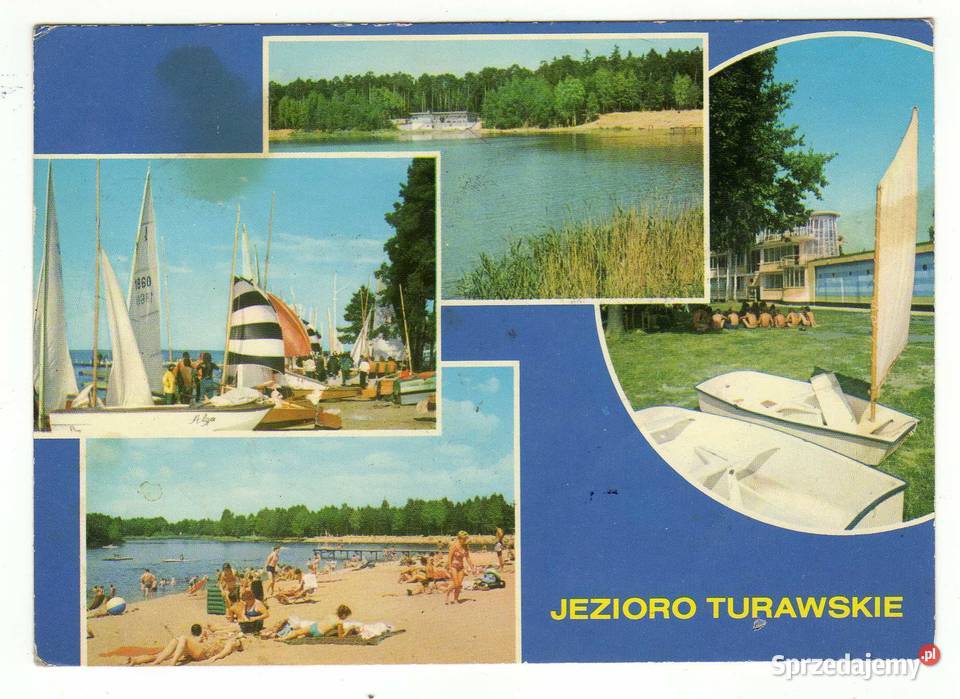 JEZIORO TURAWSKIE POCZTÓWKA WIELOWIDOKOWA 1