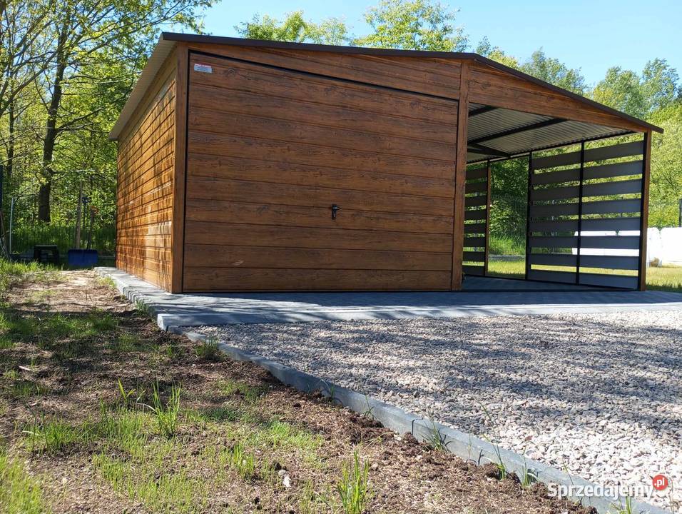 Garaż blaszany dwupsadowy 6x5 Sprzedaż Mińsk Mazowiecki