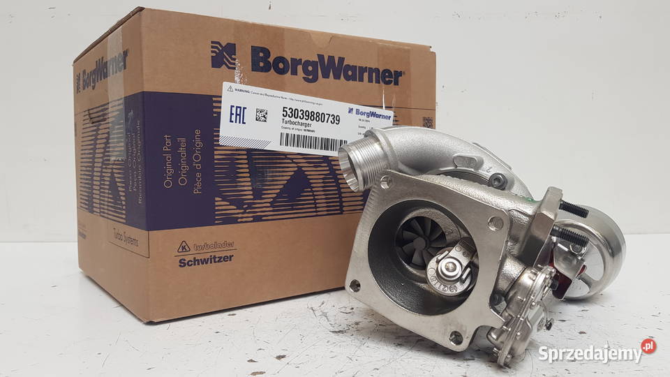 Nowa turbosprężarka BorgWarner KKK 53039880739 Siedlce