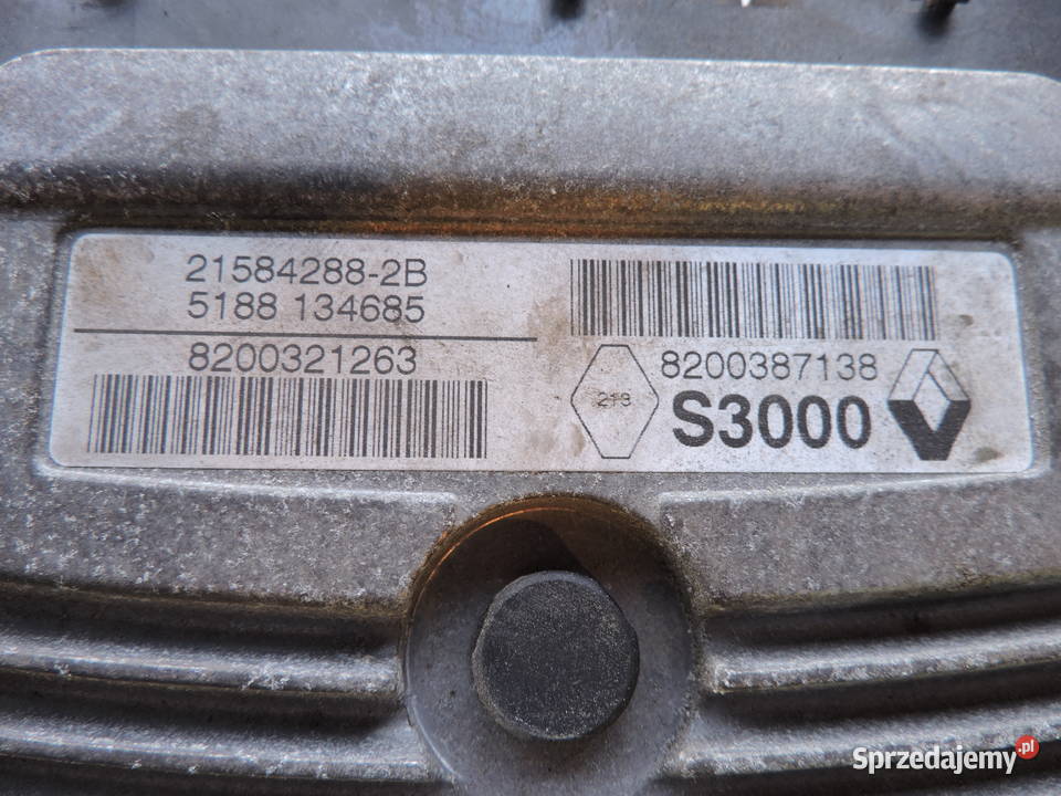 Sterownik silnika Renault Grand Scenic II 16 B osobowe śląskie Myszków sprzedam