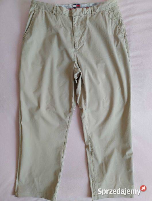 Spodnie Tommy Hilfiger chinosy bawełniane 3832 Rzeszów