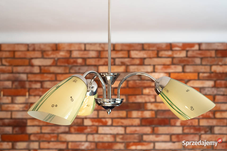 Żyrandol lata 60 Look PopArt MidCentury Vintage Oświetlenie sprzedam