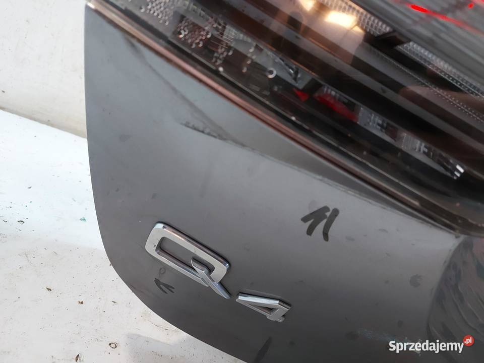 Audi Q4 ETRON SportBack 89A 89E KLAPA BAGAŻNIKA